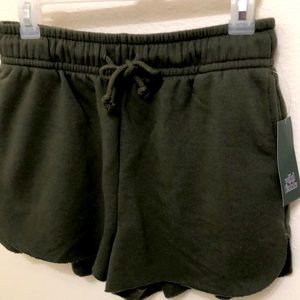 Wild Fable Green Soft Fleece Shorts
